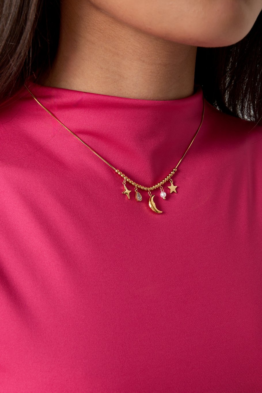 Necklace nightshine - Gold color Picture2
